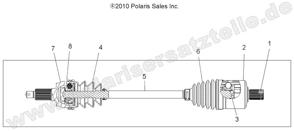 DRIVE TRAIN, DRIVE SHAFT, FRONT