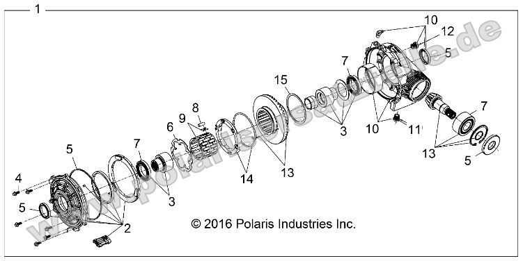 Drive Train, Front Gearcase (from 10/3/16) Drive Train, Front Gearcase (from 10/3/16)