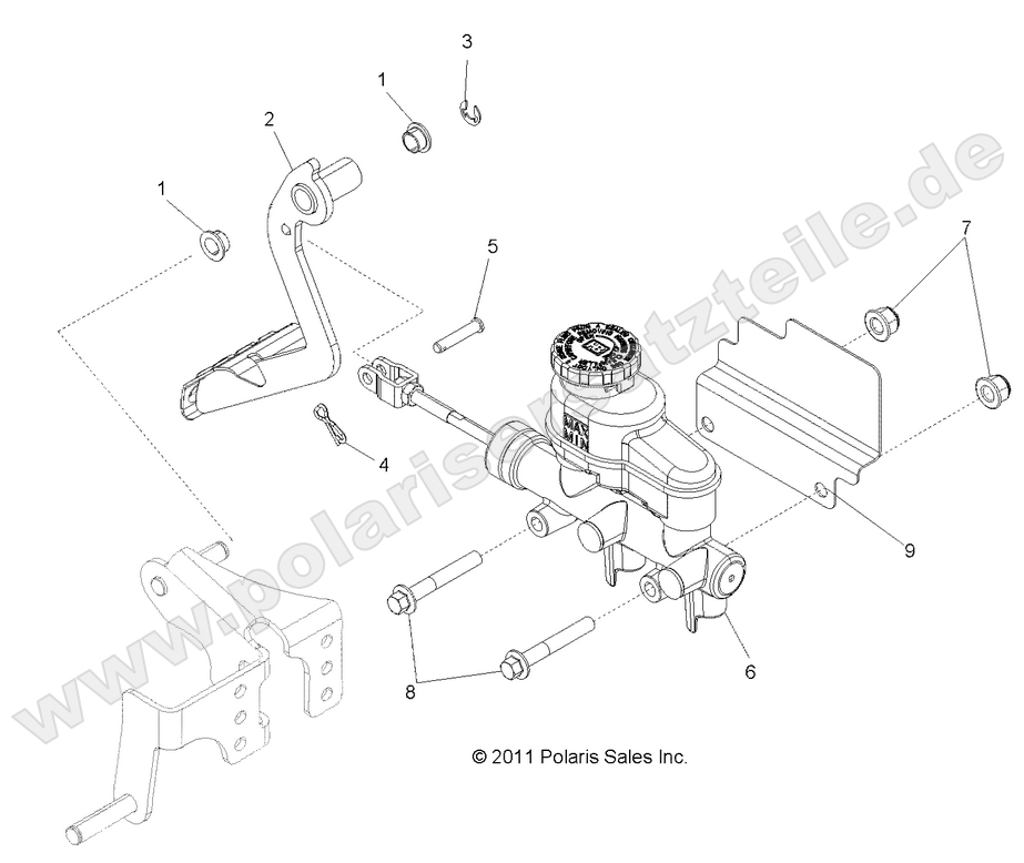 BRAKES, PEDAL and MASTER CYLINDER BRAKES, PEDAL and MASTER CYLINDER