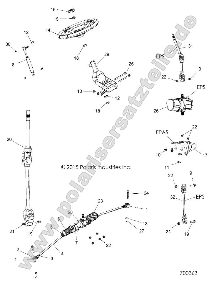 Steering, Steering Asm. Steering, Steering Asm.