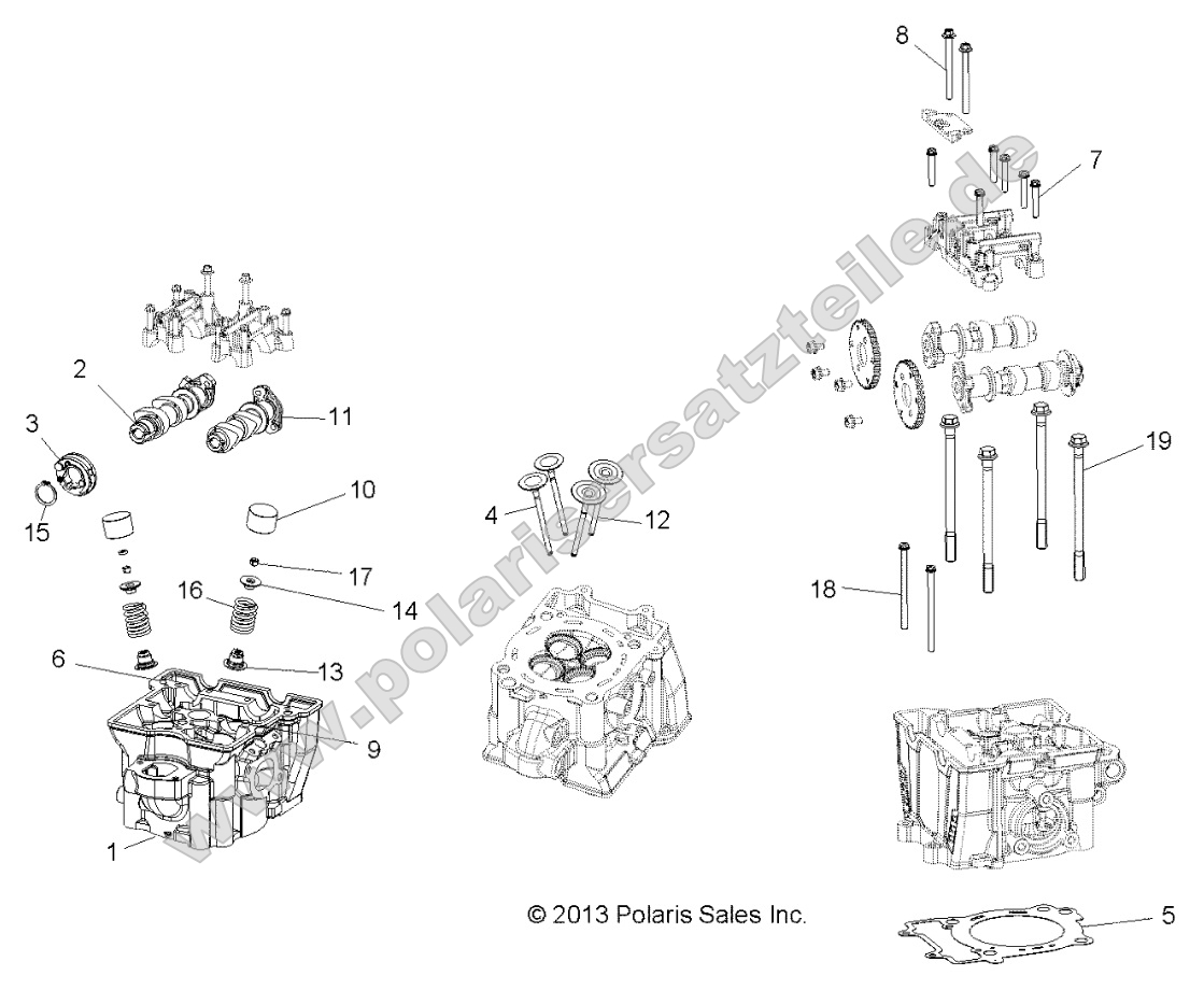 Engine, Cylinder Head, Cams and Valves Engine, Cylinder Head, Cams and Valves