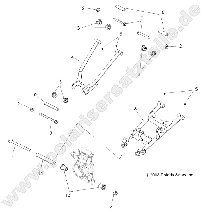 SUSPENSION, REAR SUSPENSION, REAR