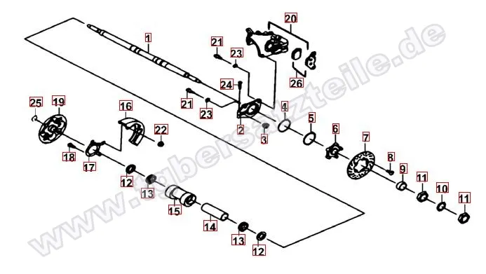 Hinterradachse Hinterradachse