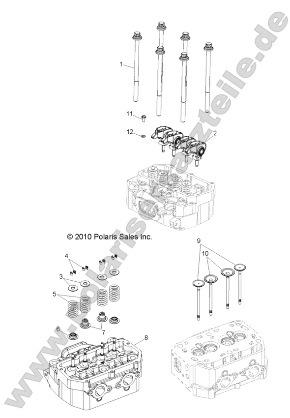 ENGINE, CYLINDER HEAD and VALVES ENGINE, CYLINDER HEAD and VALVES