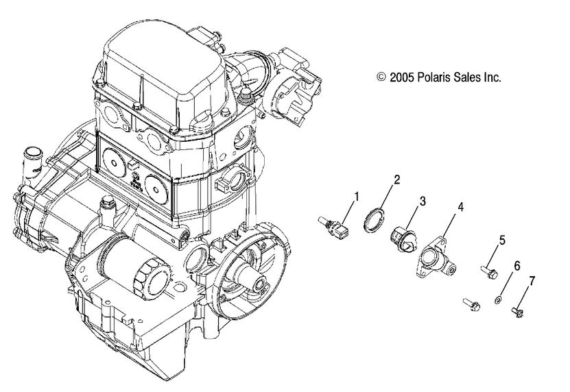 ENGINE, THERMOSTAT