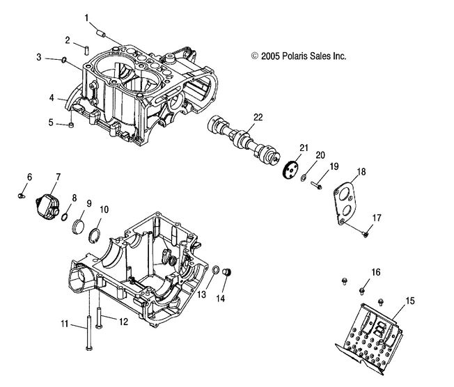 Engine, Crankcase