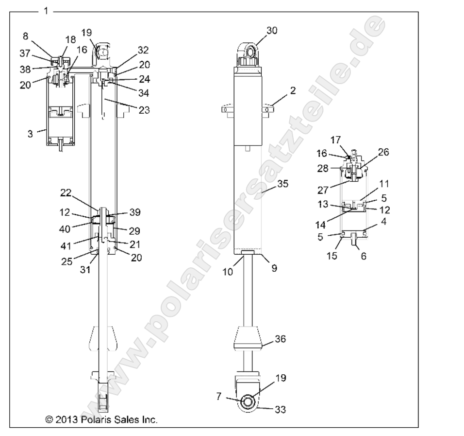 SUSPENSION, FRONT SHOCK SUSPENSION, FRONT SHOCK