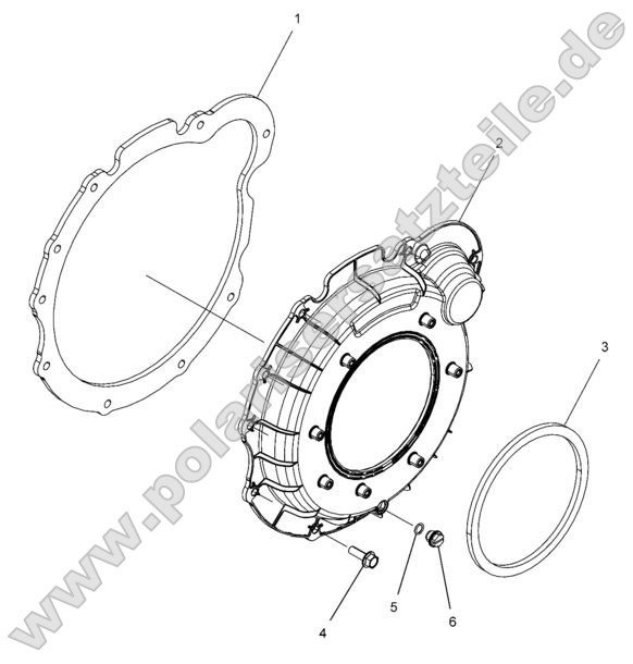 Engine, Flywheel Cover