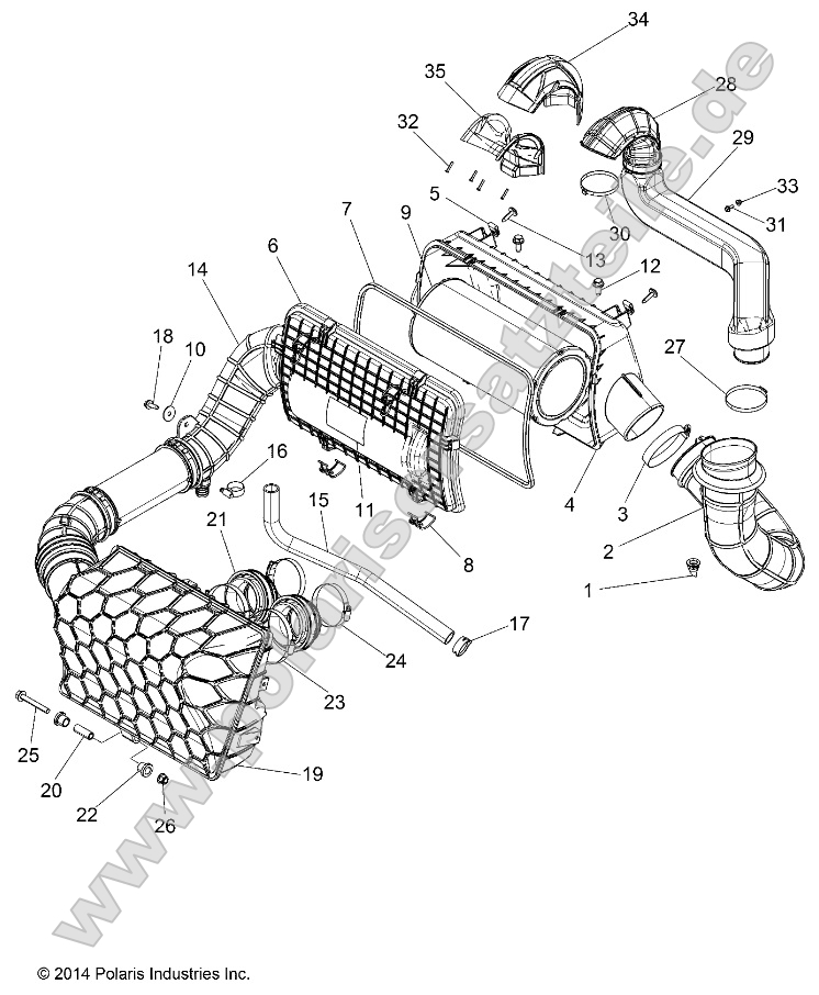 Engine, Air Intake System (49RGRAIRBOX151000AL) Engine, Air Intake System (49RGRAIRBOX151000AL)