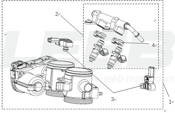 Drosselklappe / Einspritzdüse 