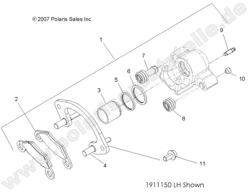 BRAKES, FRONT CALIPER BRAKES, FRONT CALIPER