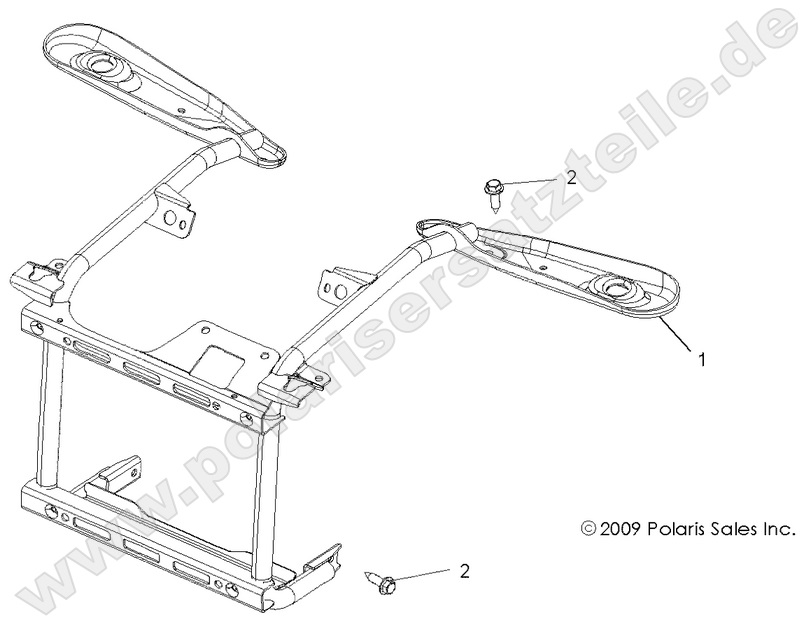 BODY, FRONT RACK MOUNTING