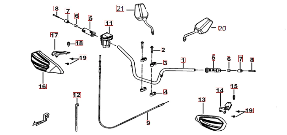 Lenker - Spiegel Lenker - Spiegel