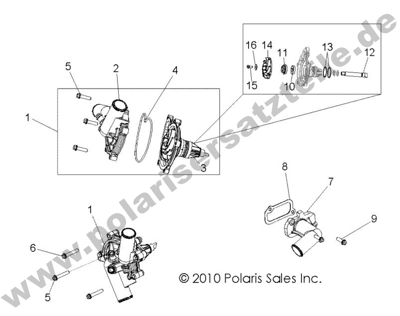 ENGINE, COOLING, WATERPUMP ENGINE, COOLING, WATERPUMP