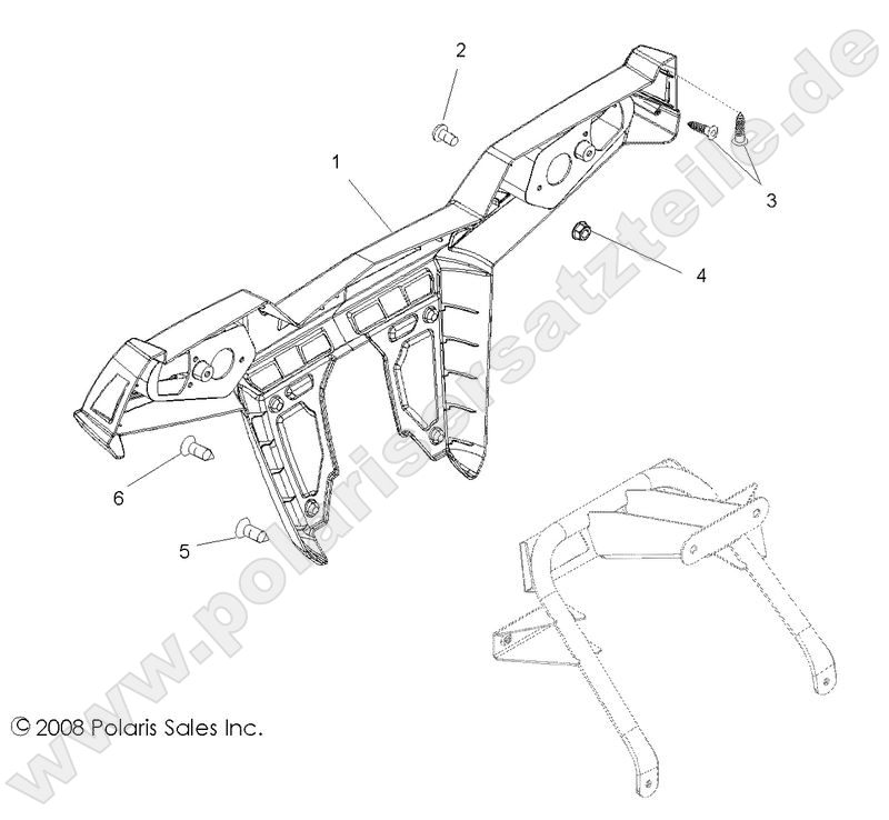 BODY, REAR BUMPER
