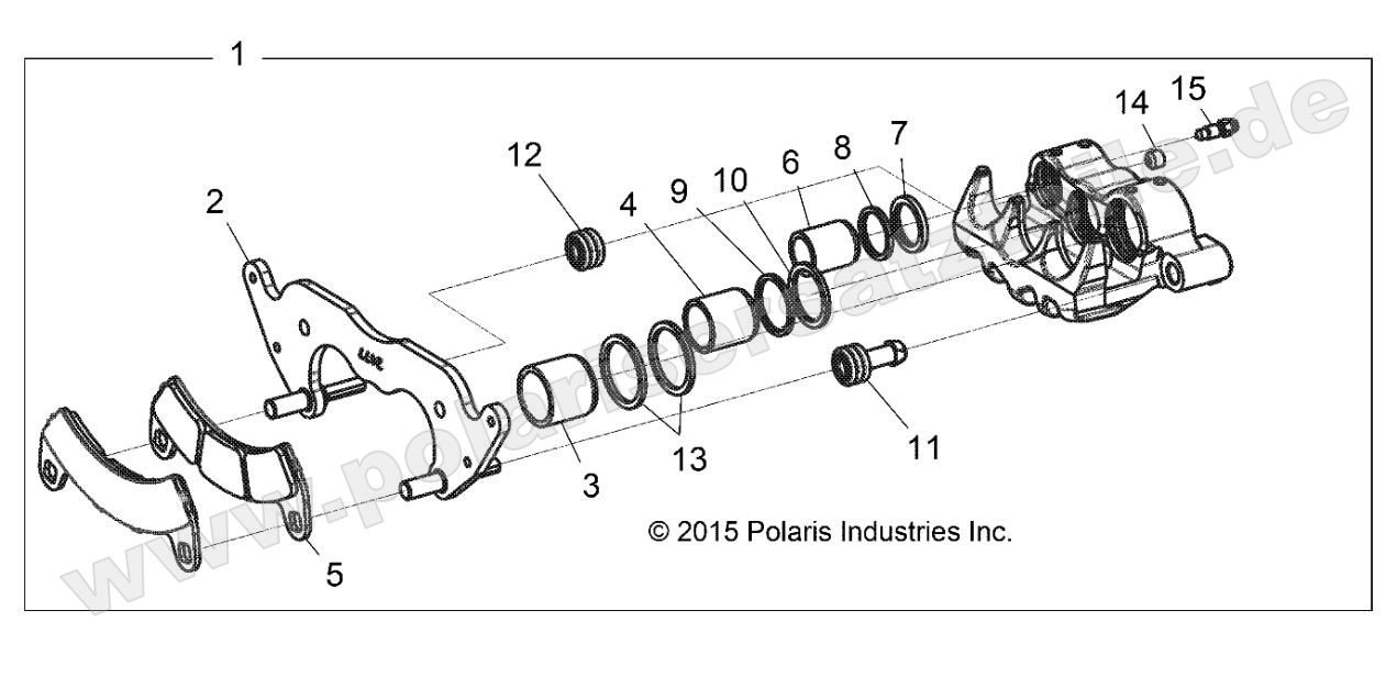 BRAKES, FRONT CALIPER BRAKES, FRONT CALIPER