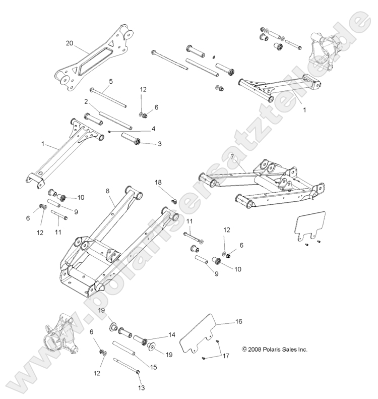 SUSPENSION, REAR CONTROL ARMS SUSPENSION, REAR CONTROL ARMS