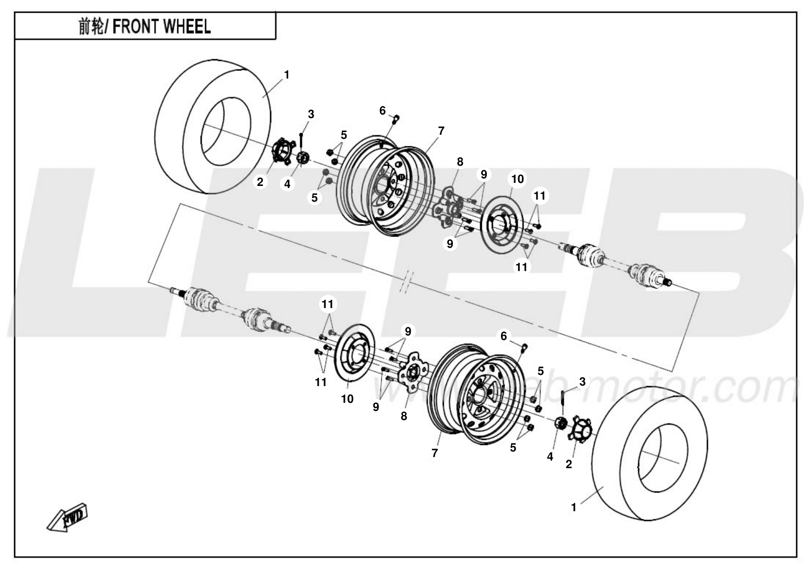 F07 FRONT WHEEL F07 FRONT WHEEL
