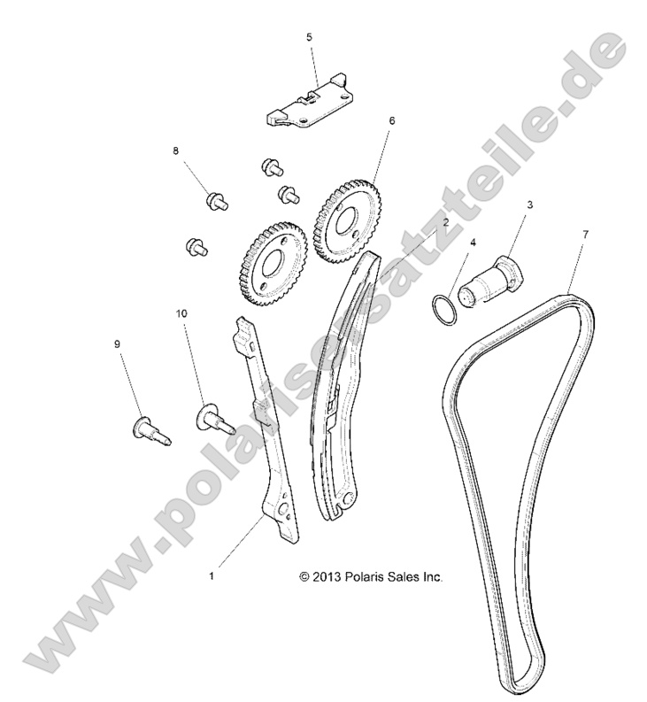 ENGINE, CAM CHAIN AND TENSIONER ENGINE, CAM CHAIN AND TENSIONER