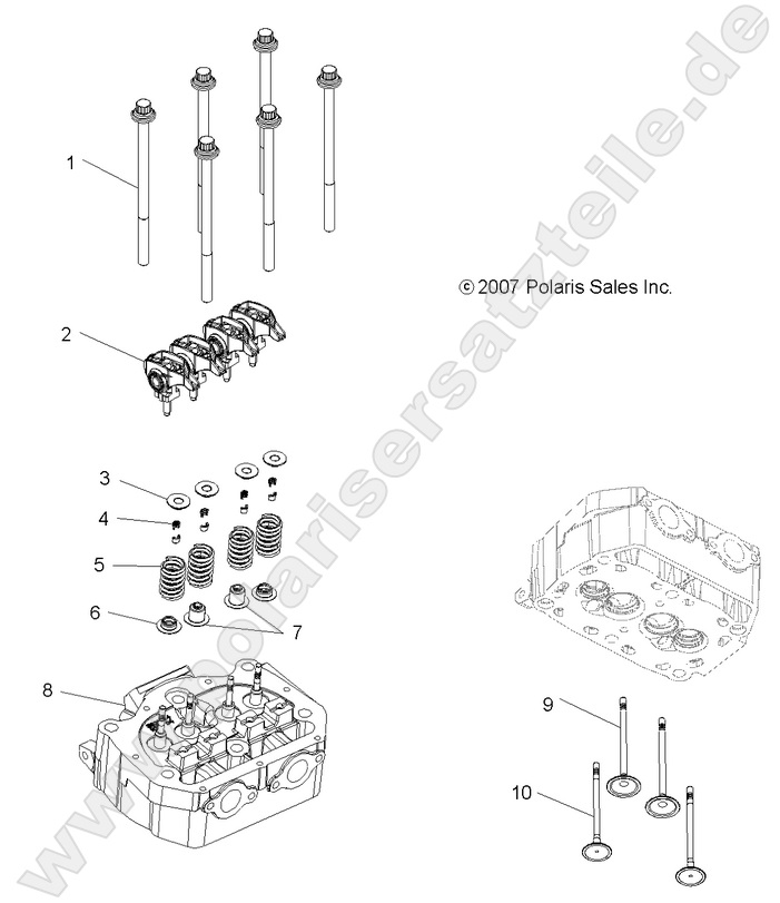 ENGINE, VALVES ENGINE, VALVES