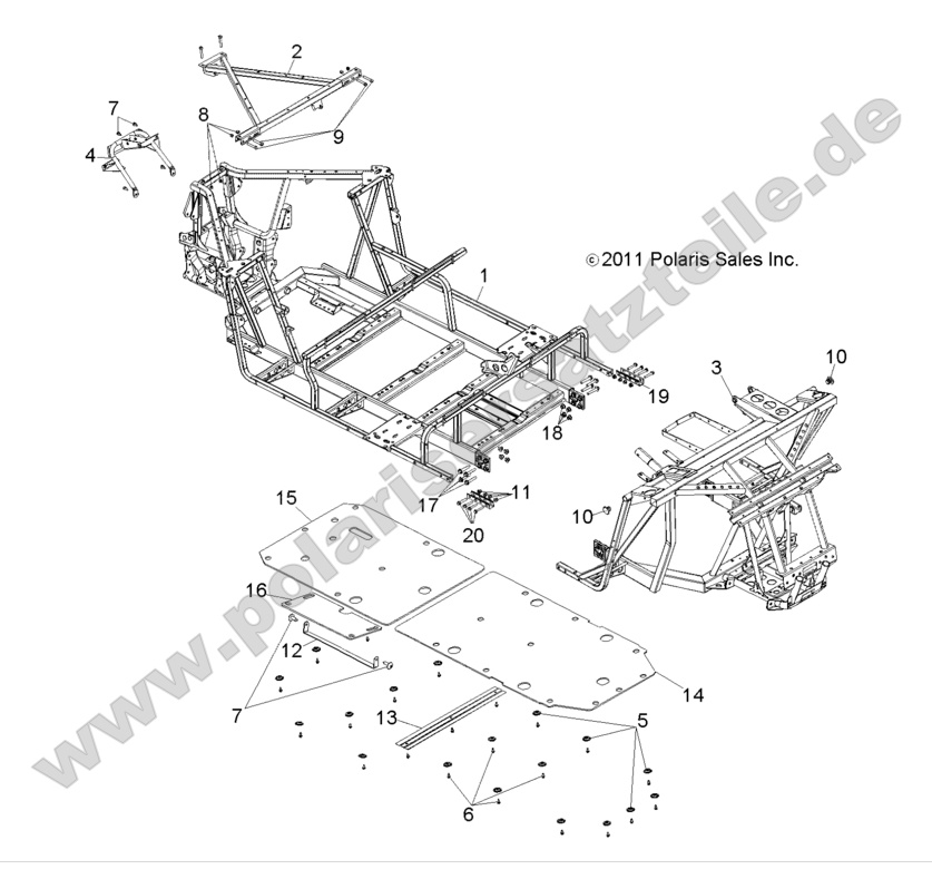 CHASSIS, MAIN FRAME and SKID PLATE CHASSIS, MAIN FRAME and SKID PLATE