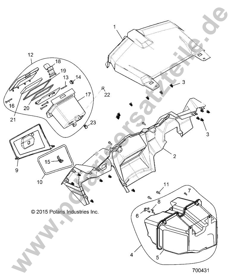BODY, DASH AND GLOVEBOX BODY, DASH AND GLOVEBOX