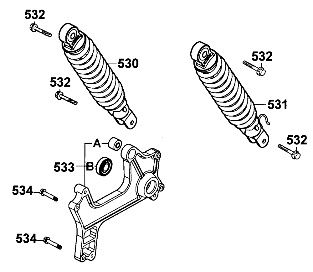 Stossdämpfer hinten Stossdämpfer hinten