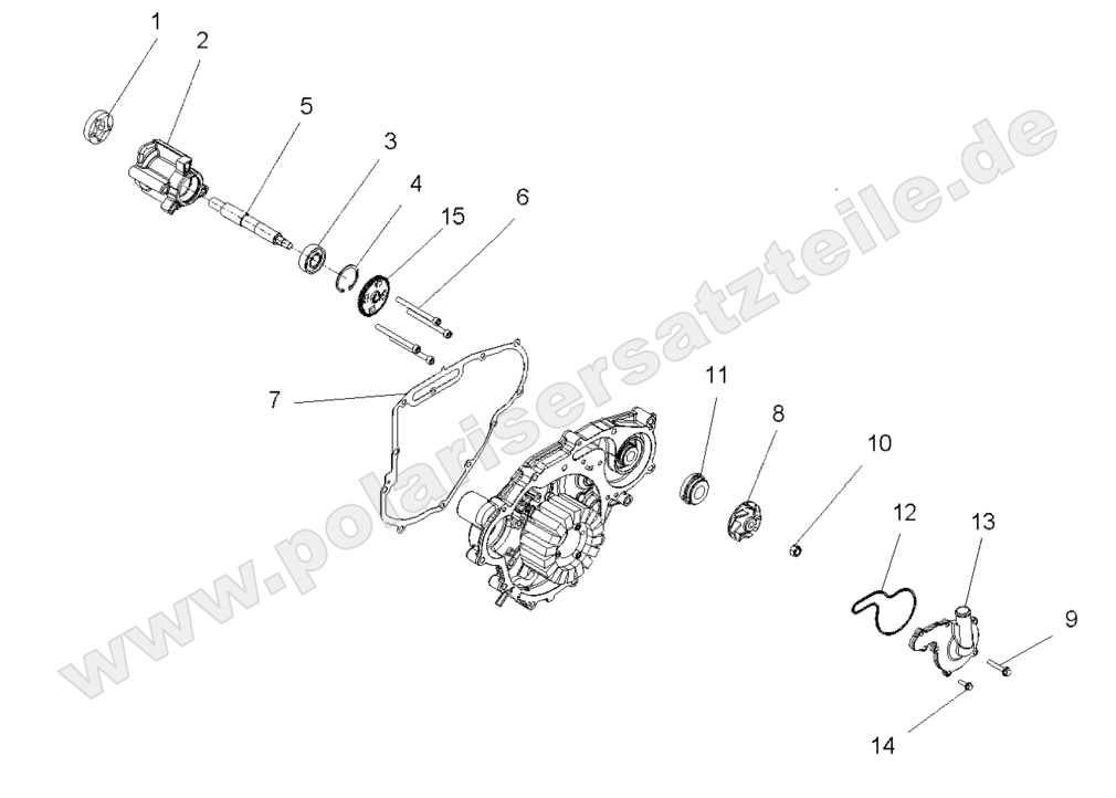 ENGINE, OIL PUMP and WATER PUMP ENGINE, OIL PUMP and WATER PUMP