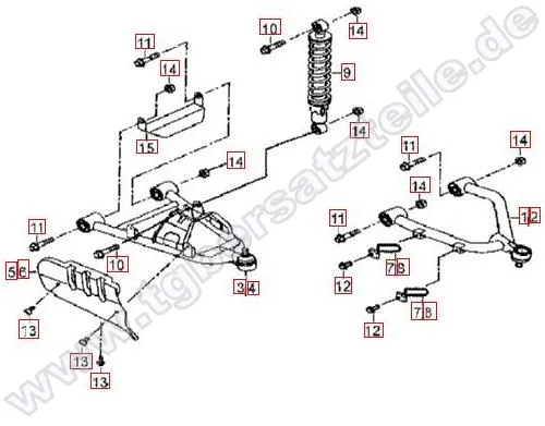 Federbein vorne Federbein vorne