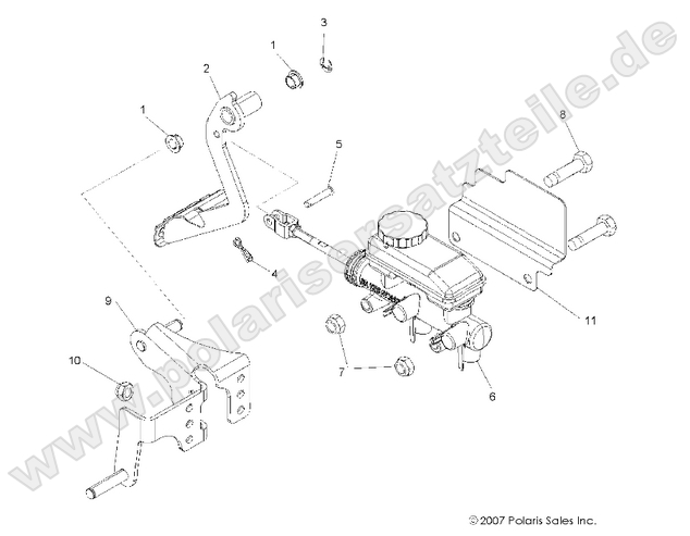 BRAKES, PEDAL and MASTER CYLINDER BRAKES, PEDAL and MASTER CYLINDER