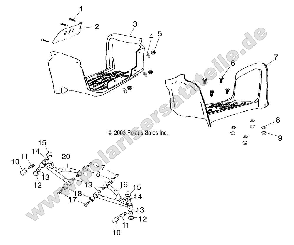 Swing Arm/Footrest Swing Arm/Footrest