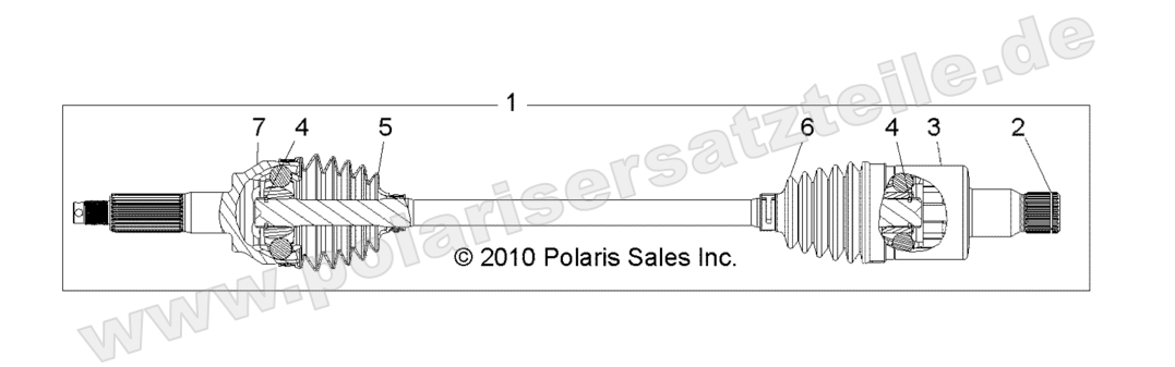 DRIVE TRAIN, REAR HALF SHAFT DRIVE TRAIN, REAR HALF SHAFT