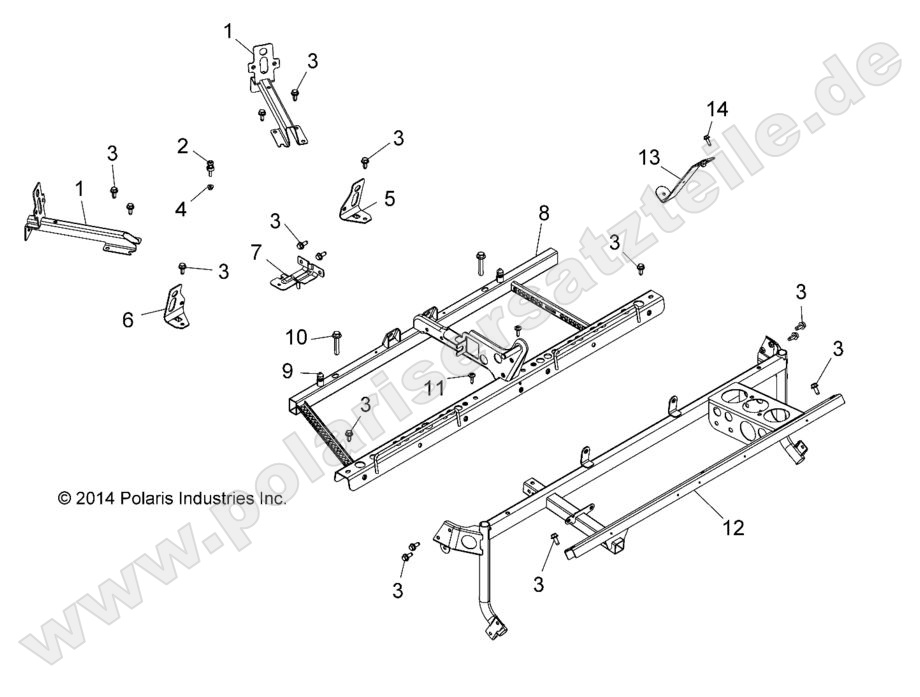 CHASSIS, MAIN FRAME MOUNTS CHASSIS, MAIN FRAME MOUNTS