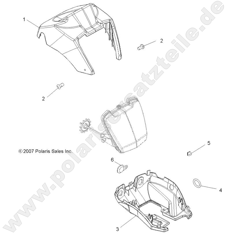 BODY, HEADLIGHT POD BODY, HEADLIGHT POD