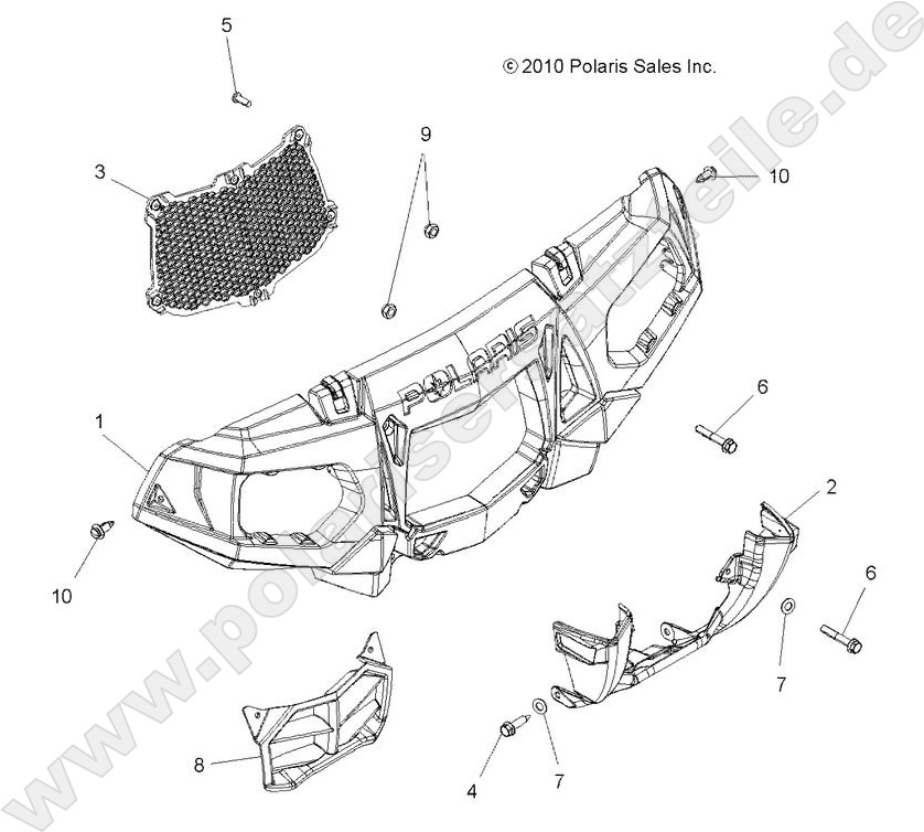 BODY, FRONT BUMPER and MOUNTING