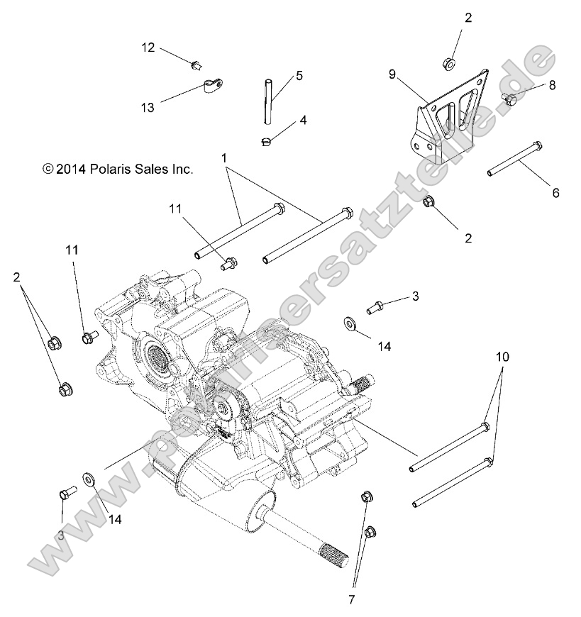 Drive Train, Main Gearcase Mounting Drive Train, Main Gearcase Mounting