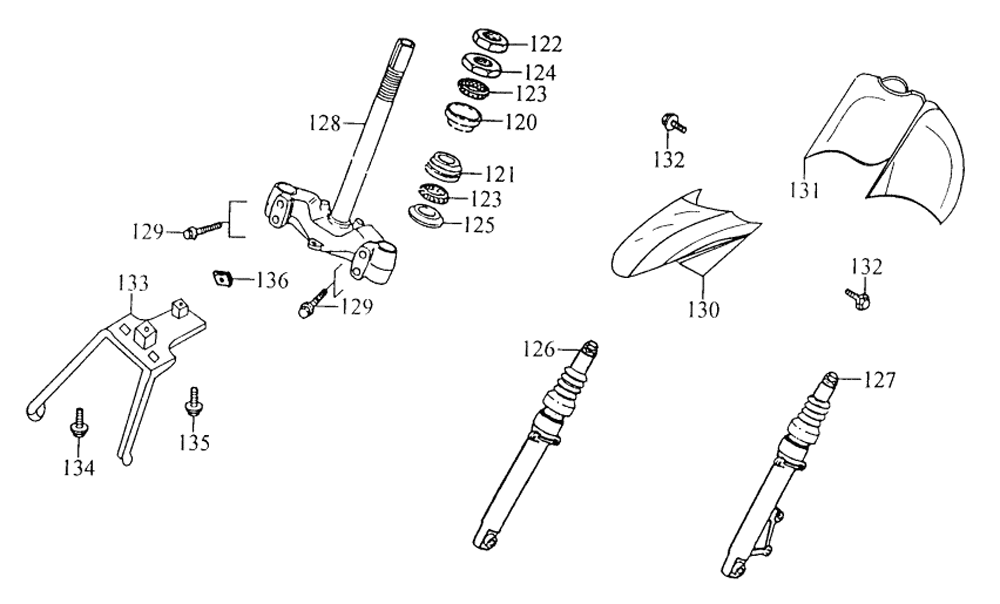 Gabel mit Gabelholm Gabel mit Gabelholm