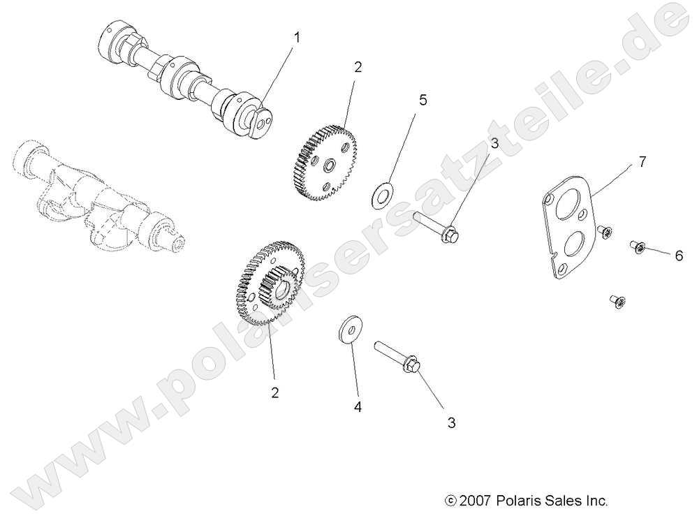 ENGINE, CAMSHAFT and GEARS