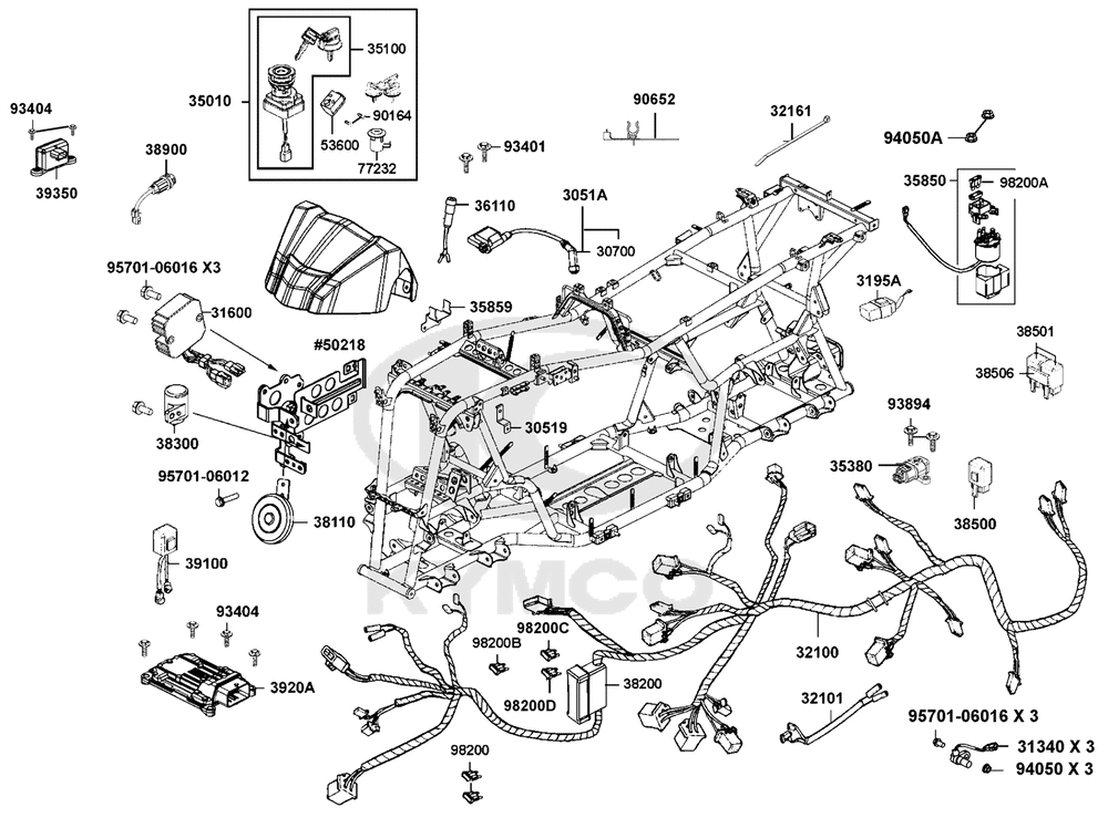 Kabelbaum, Elektrik & Schlosssatz Kabelbaum, Elektrik & Schlosssatz
