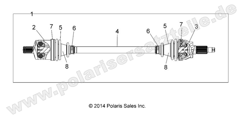DRIVE TRAIN, FRONT HALF SHAFT DRIVE TRAIN, FRONT HALF SHAFT