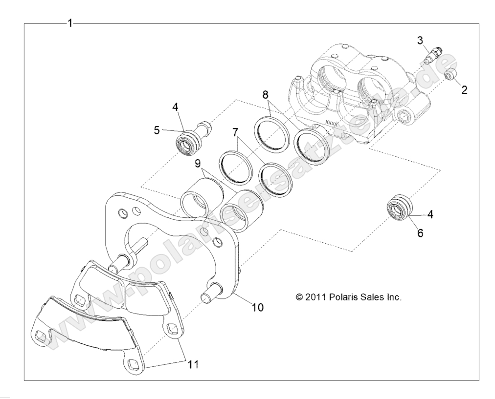 BRAKES, REAR CALIPER BRAKES, REAR CALIPER