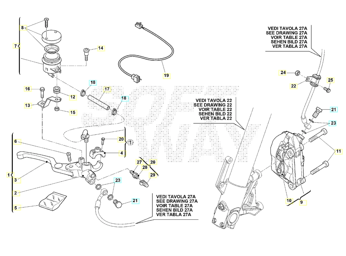 Bremssystem vorne Bremssystem vorne