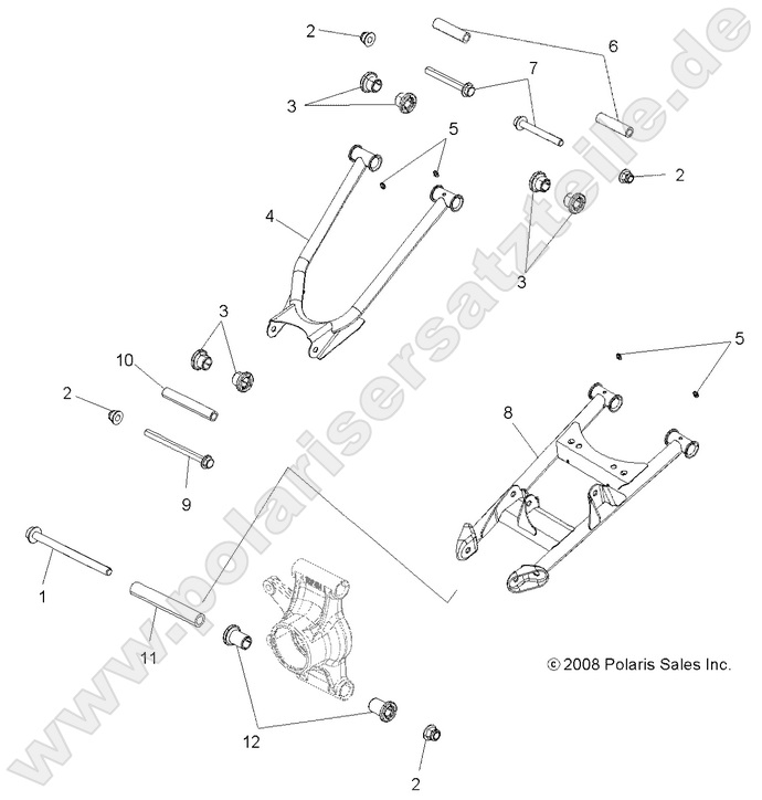 SUSPENSION, REAR SUSPENSION, REAR
