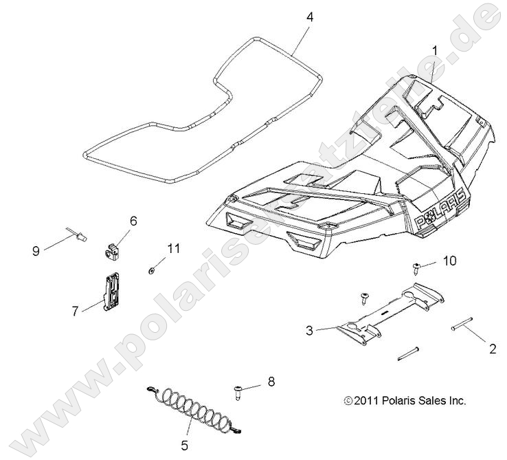 BODY, STORAGE, FRONT