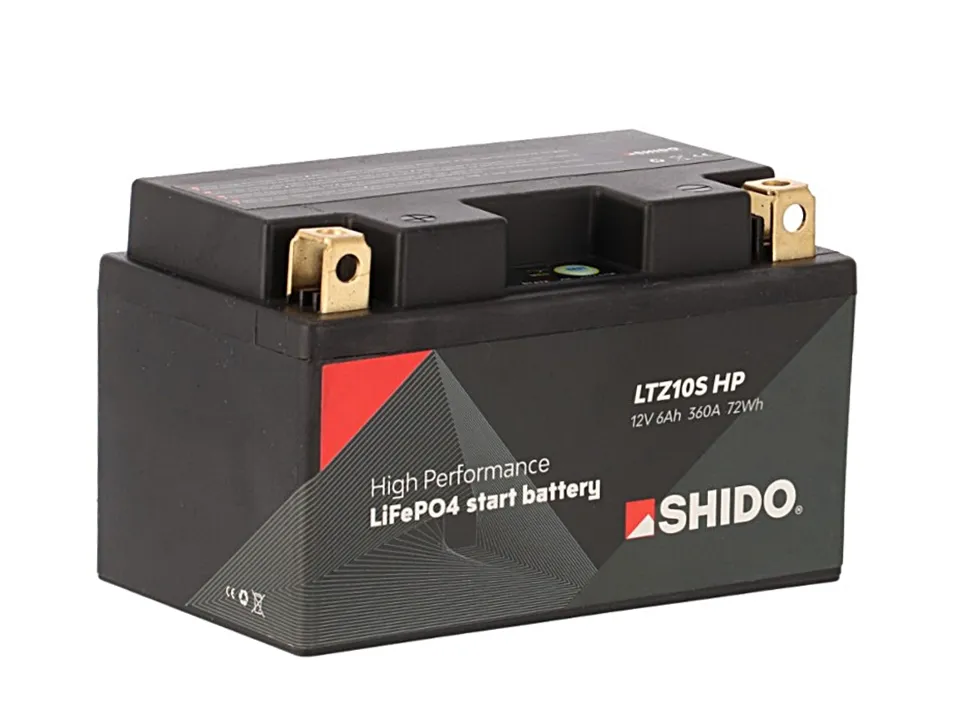 Shido LTZ10S HP Lithium Ionen Batterie 12V LiFePO4 (YTZ10S, TTZ10S) Shido LTZ10S HP Lithium Ionen Batterie 12V LiFePO4 (YTZ10S, TTZ10S)
