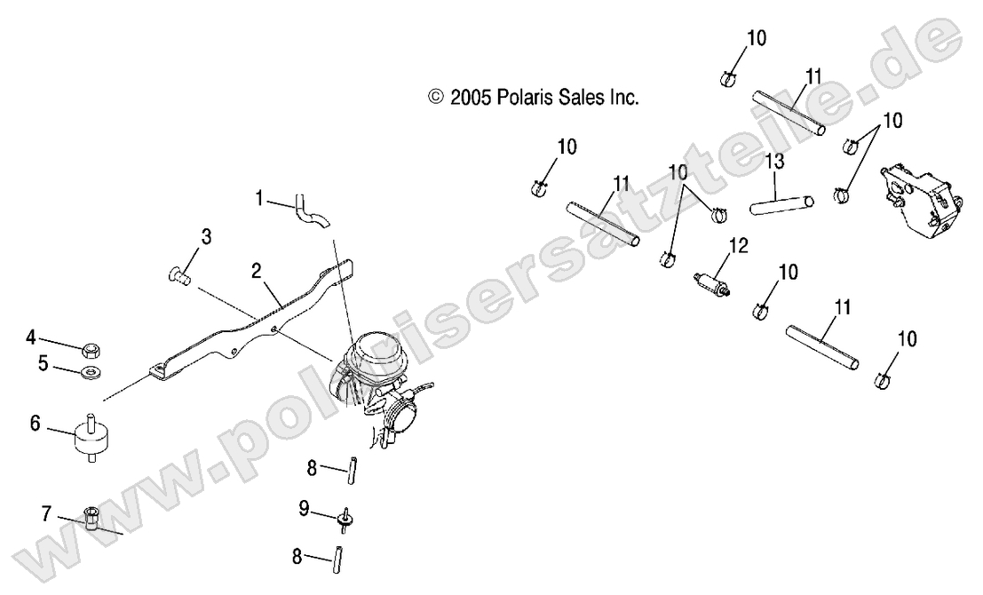 CARBURETOR MOUNTING and FUEL PUMP/LINES