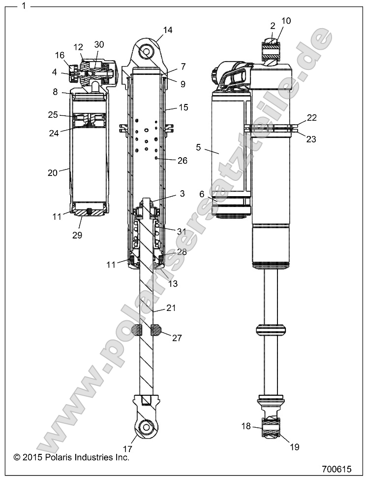 Suspension, Front Shock Suspension, Front Shock