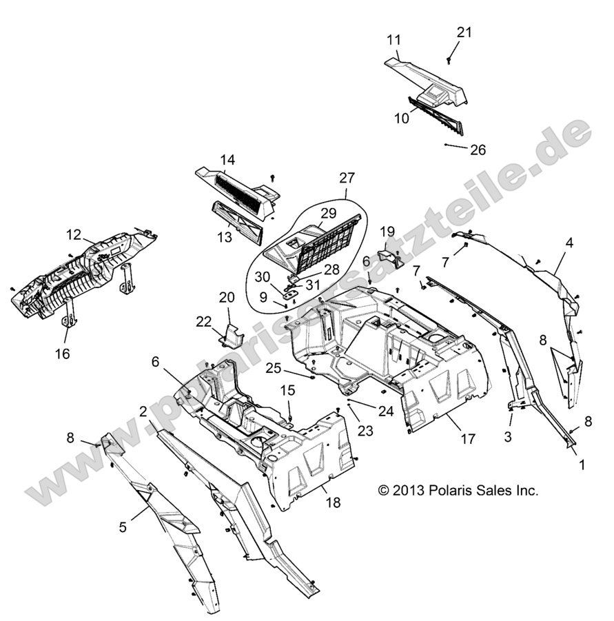 BODY, REAR RACK AND FENDERS BODY, REAR RACK AND FENDERS
