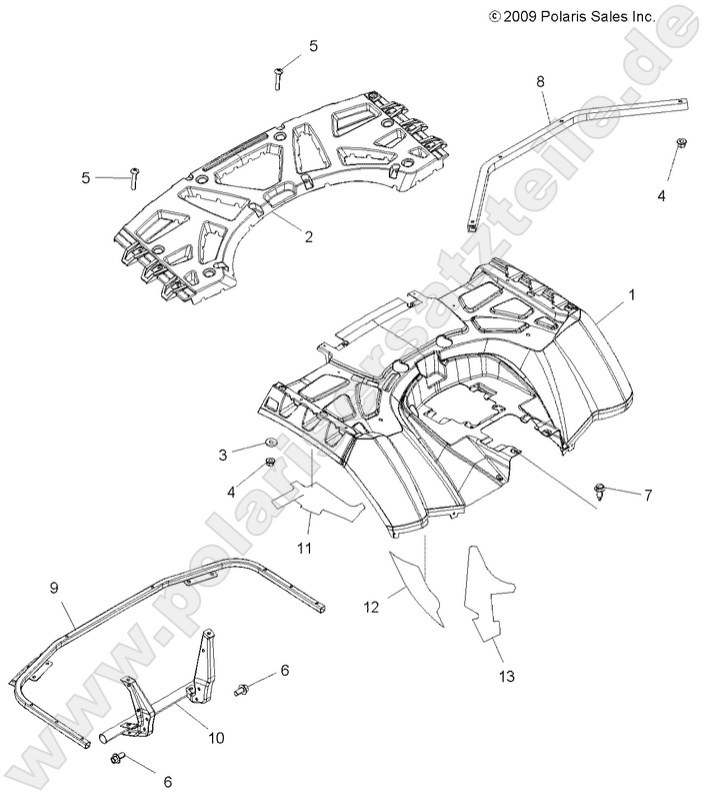 BODY, REAR CAB and REAR RACK BODY, REAR CAB and REAR RACK