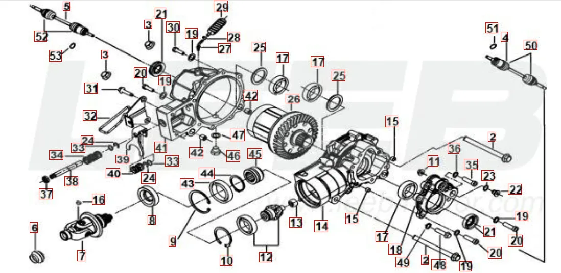 Differential vorne Differential vorne